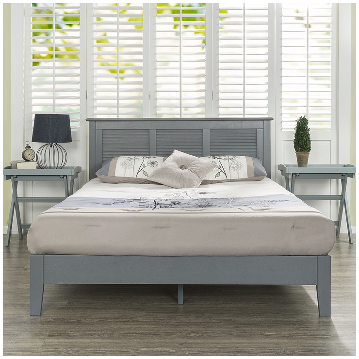 Blackstone Wooden Bed Frame Single Grey