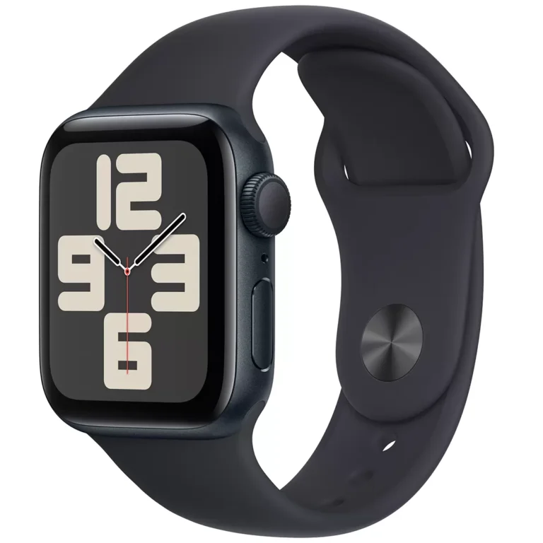 Apple Watch SE GPS 40mm Midnight Aluminium Case with Midnight Sport Band - M/L