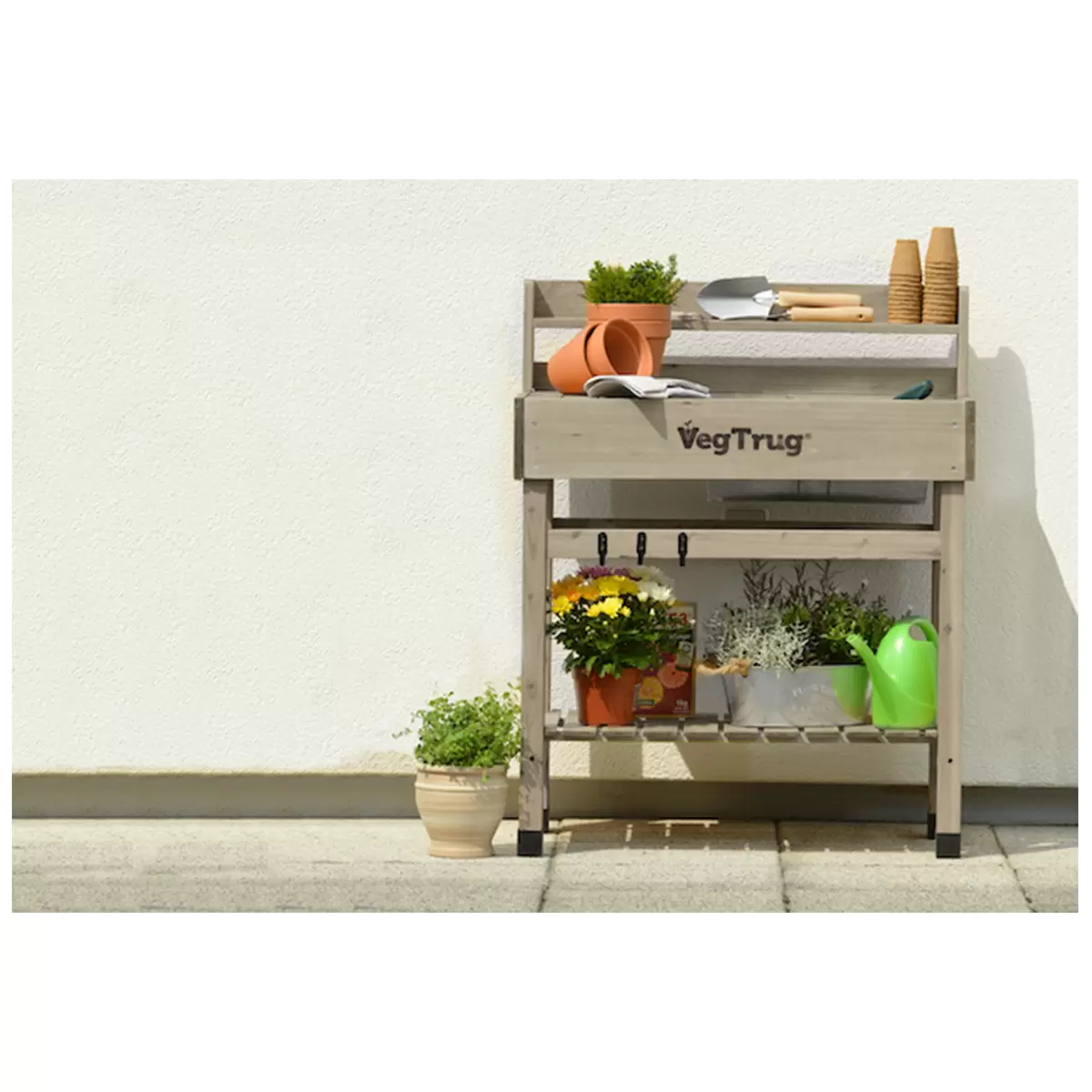 Vegtrug Deluxe Pot Table - Grey