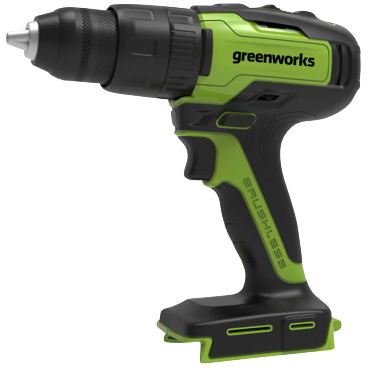Greenworks Brushless Hammer Drill with Battery & Charger