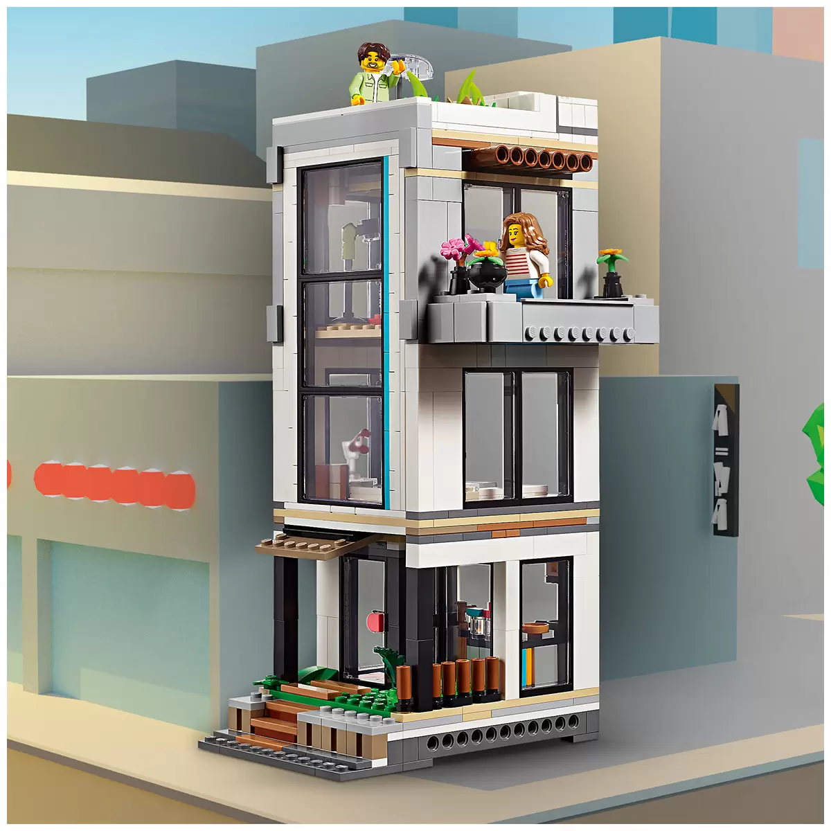 lego modern house 31153